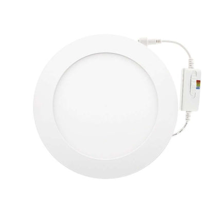 6 inch flat Round Ultrathin Recessed LED Downlight / Ceiling Light LED-6-S12W-5CCTWH, 120V 12W 5CCT(2.7K, 3K, 3.5K, 4K, 5K), gekpower