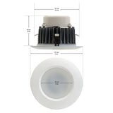 4 inch LED Retrofit Downlight EZ-D105-4, 120V 9W - GekPower