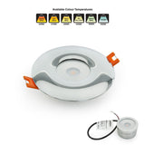 VBD-MTR-11C Low Voltage IC Rated Downlight LED Light Fixture, 2.5 inch Round Chrome mr16 fixture, gekpower