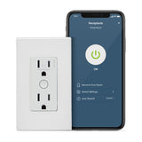 Leviton Decora Smart Tamper-Resistant Outlet with Wi-Fi Technology 120V DW15R