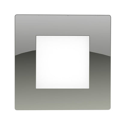 6 inch Square Flat LED Panel light, 12W 5CCT with FT6 rated wire