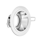 T-53 MR16 Light Fixture (White), 3.5 inch Round Polished Chrome, mr16 fixture, gekpower