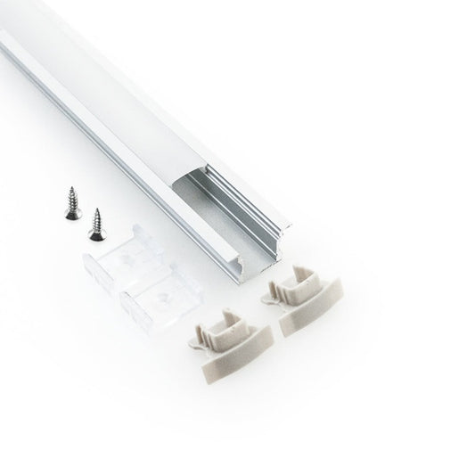 Deep Recessed Linear Aluminum LED Channel for LED Strips 1Meter(3.2ft) VBD-CH-RF1, Gekpower