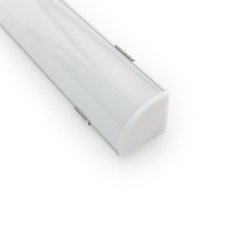 Corner Mount Curve Linear Aluminum LED Channel for LED Strips 1Meter(3.2ft) VBD-CH-C3, Gekpower