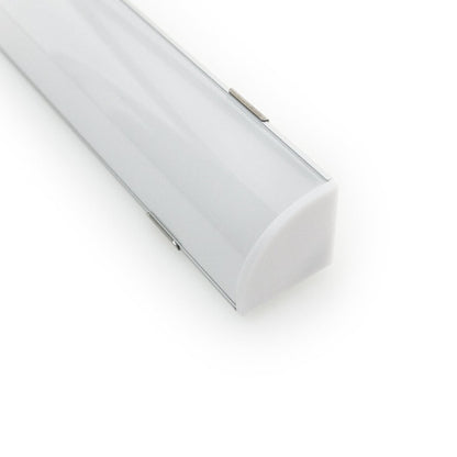 Corner Mount Curve Linear Aluminum LED Channel for LED Strips 1Meter(3.2ft) VBD-CH-C3, Gekpower