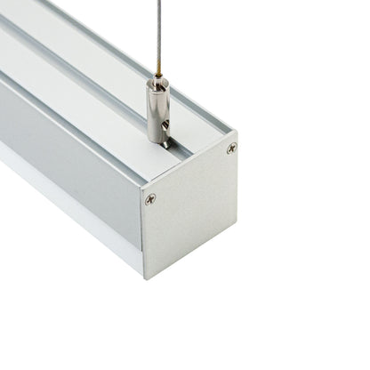 Square Diffuser Linear Aluminum LED Channel for LED Strips 1Meter(3.2ft) VBD-CH-S1, Gekpower