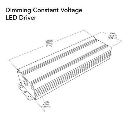 VBD-012-096DM Triac Dimmable Constant Voltage LED Driver, 12V 8.0A 96W, gekpower