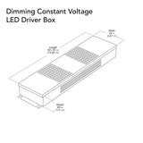 VBD-024-024DM Triac Dimmable Constant Voltage LED Driver, 24V 1A 24W, gekpower