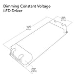 VEROBOARD 24V 1A 24W Dimmable Constant Voltage LED Driver VBD-024-024DM Power supply Canada, British Columbia, North America.
