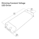 VEROBOARD 24V 60W Triac/0-10V Dimmable LED Driver (Multi Dimming with Junction Box) VBD-024-060VTD2JV2