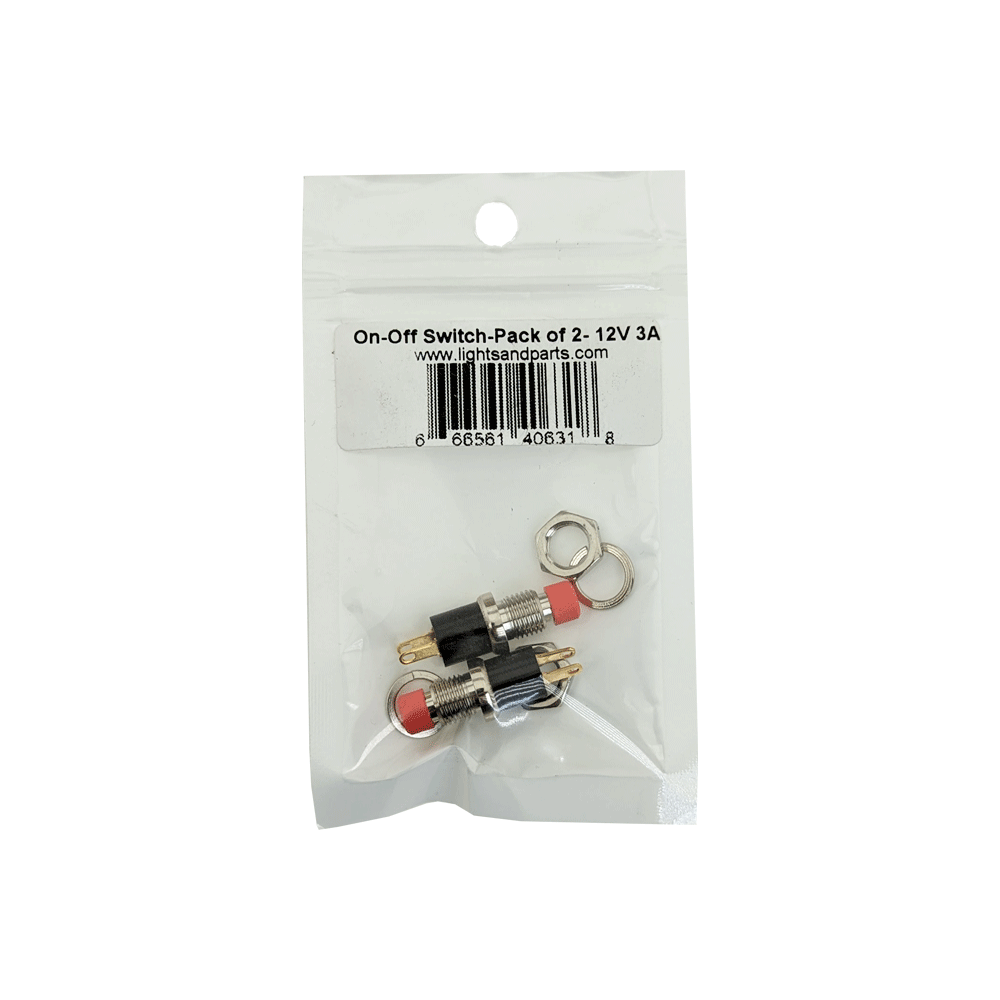 On-Off Switch 12V 3A Pack of 2